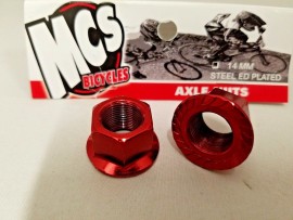 MCS ED 14mm HUB AXLE NUTS (Pair)