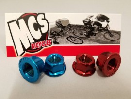 MCS ED 3/8" (10mm) HUB AXLE NUTS (Pair)