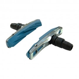 BOX ONE 70mm CARBON BRAKE PADS GUN METAL/BLUE