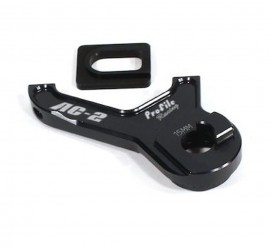 PROFILE AC-2 BMX HUB DISC BRAKE ADAPTER (15mm AXLE) BLACK