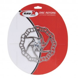 RAVX 140mm DISC BRAKE ROTOR SILVER