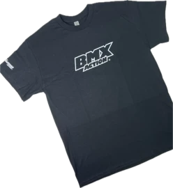BMX ACTION T-SHIRT BLACK/WHITE