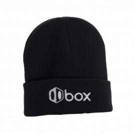 BOX ICON LOGO BEANIE BLACK