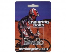 MCS STEEL CHAINRING BOLTS CHROME