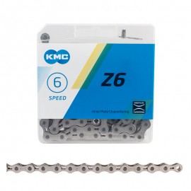 KMC Z6 (Formerly Z33NP) 1/2x3/32" CHAIN SILVER