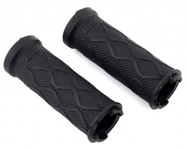 TANGENT FLANGELESS LOCK-ON 100mm GRIPS BLACK