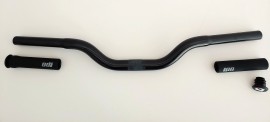 HELIUM RACING ALUMINUM MICRO 1.75" HANDLEBAR BLACK