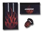 ODY FLAME PADSET BLACK/RED