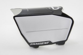 TANGENT SIDE NUMBERPLATE BLACK/WHITE