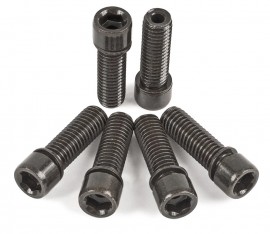 SYSTEM CYCLE BMX PRO STEM CRMO HOLLOW BOLT KIT (6/set) BLACK