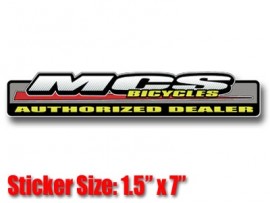 MCS Authorized Dealer Decal