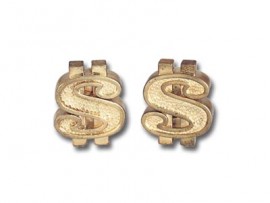 TRIK TOPZ DOLLAR SIGN VALVE CAPS (PAIR)