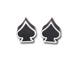 TRIK TOPZ SPADES VALVE CAPS (PAIR)